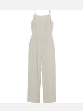 100% Linen H&M Neutral Jumpsuit